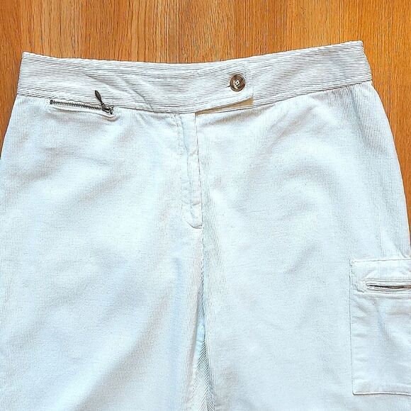 St John's Bay Winter White Corduroy Pants - Picture 2 of 10